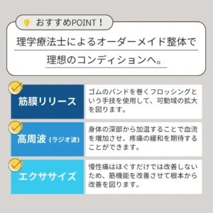 BODYコンディショニングプログラム　身体の痛みと不調に　理学療法士によるオーダーメイド整体